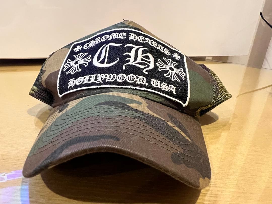 ぴすけ★クロムハーツキャップ　カモフラ　迷彩