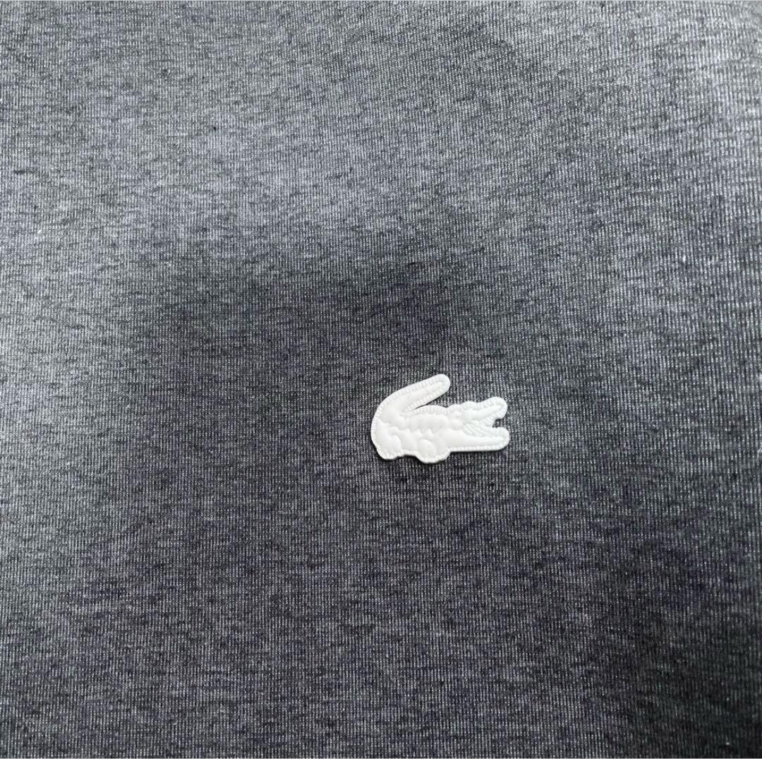 LACOSTE ラコステ コットンブレンド ネックロゴ　スウェット プルオーバー
