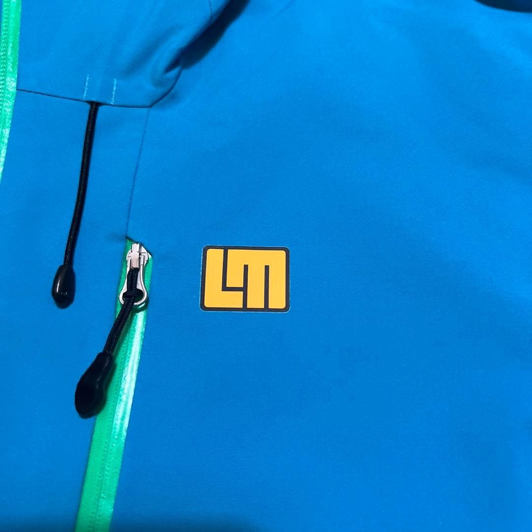 新品Ｍサイズ　高機能ラウドマウスゴルフメンズダントツ撥水レインウェア　ブルー