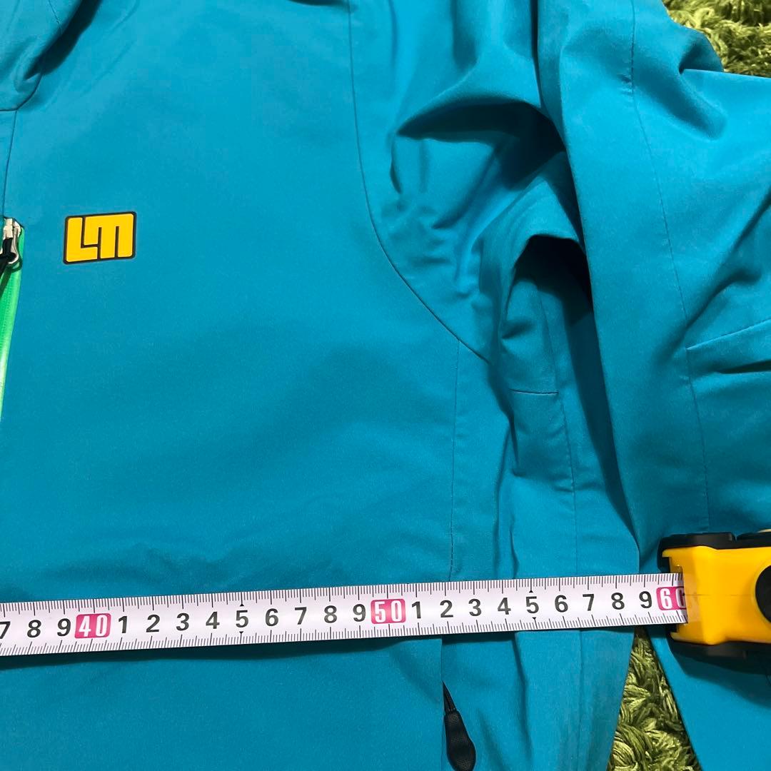新品Ｍサイズ　高機能ラウドマウスゴルフメンズダントツ撥水レインウェア　ブルー