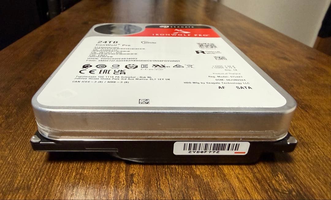 Seagate IronWolf Pro 24TB 極美品 / ◎使用399時間