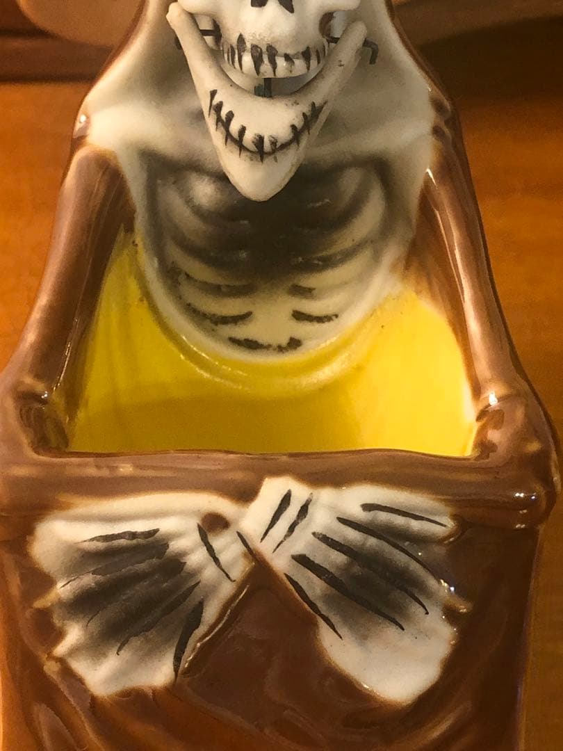 ビンテージ50s Japan スカル　髑髏　骸骨　死神　灰皿　レトロ　デビル