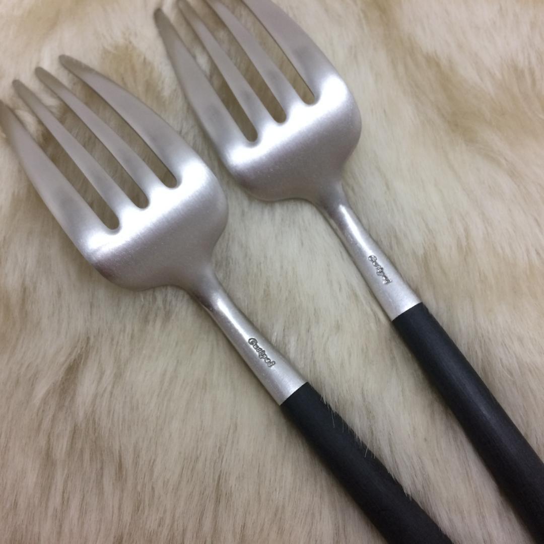 セール価格！　クチポール　GOAブラック＆シルバー　ディナー　３種×各２