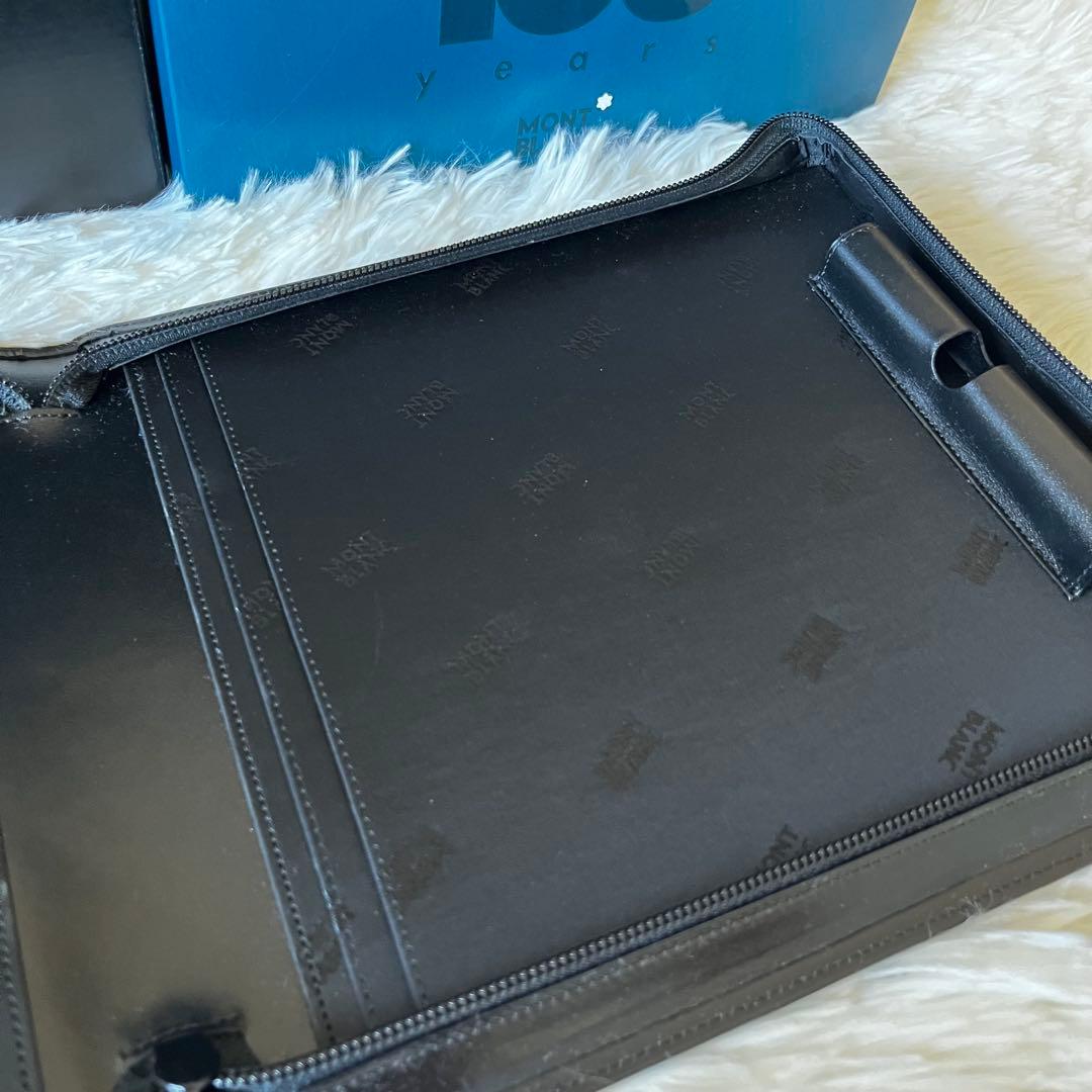 【希少】100周年 MONTBLANC　モンブラン　レザー　ノートブック　手帳