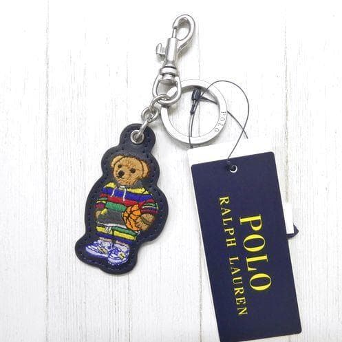 ポロ ラルフローレン ポロベア キーホルダー キーチェーン ネイビー