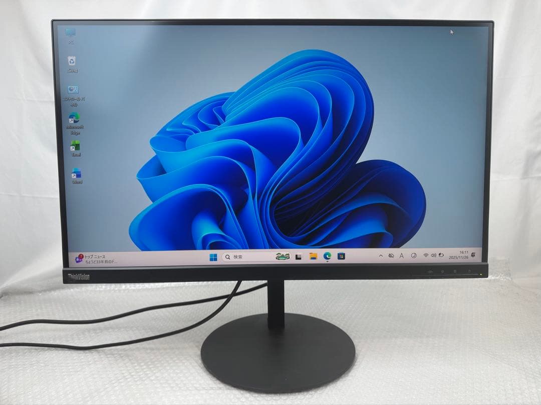 Lenovo P27q-10 27インチモニター　2K解像度 QHD