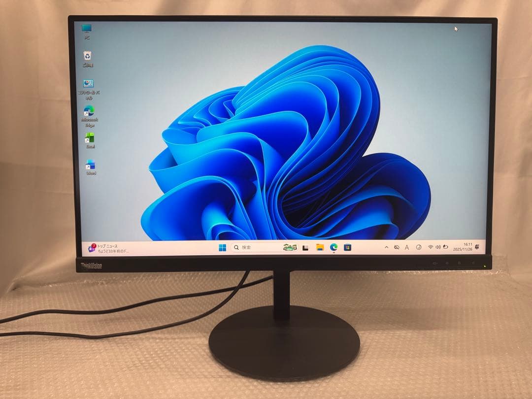 Lenovo P27q-10 27インチモニター　2K解像度 QHD