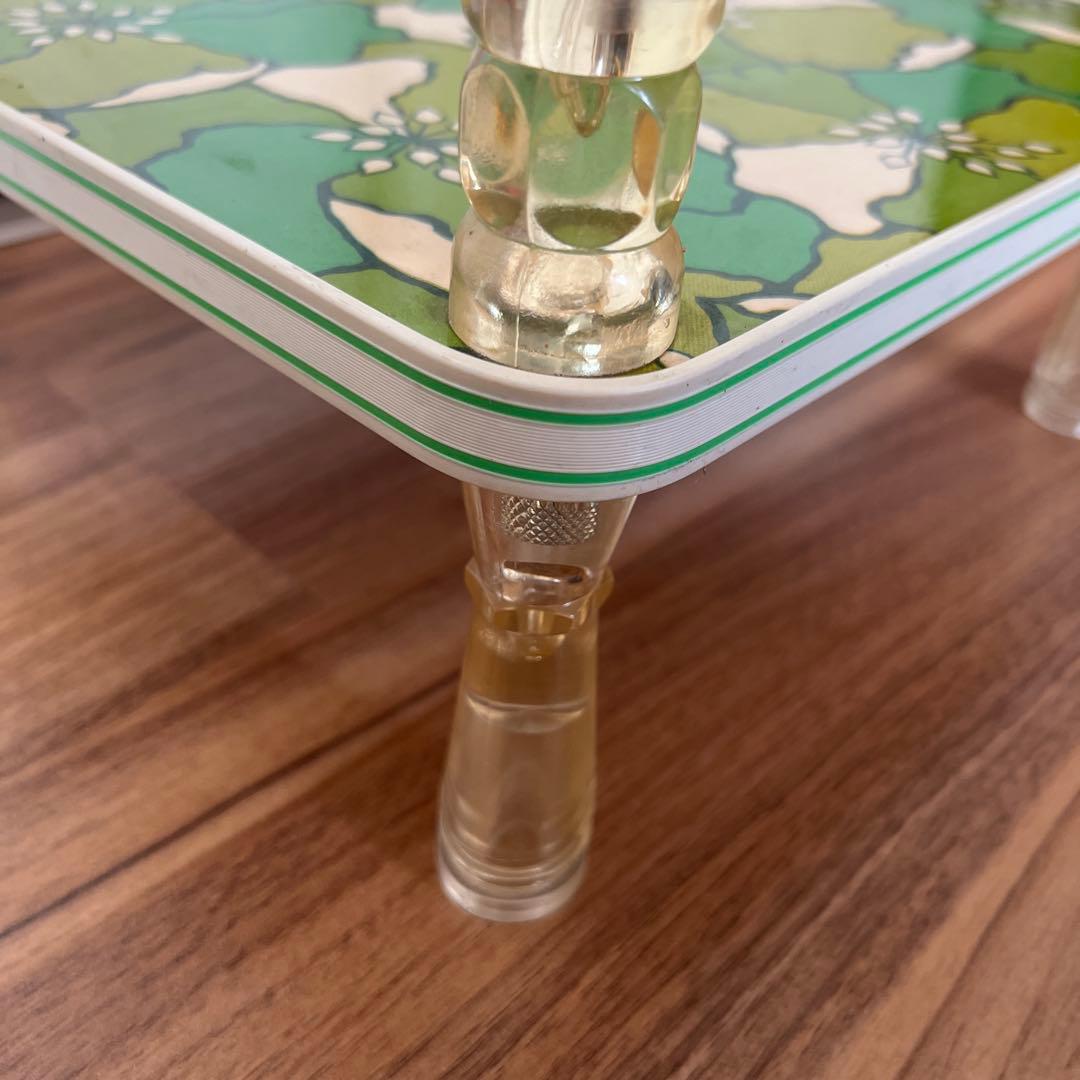 タイムセール‼︎ 昭和レトロ レトロポップ ワゴン　花柄　飾り棚　２段ラック　当時