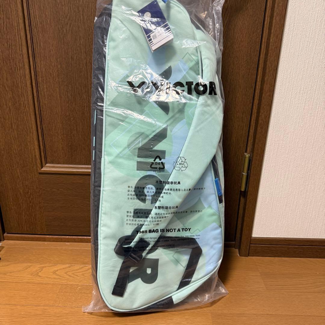 VICTOR バドミントン ラケットバッグ　ミントグリーン