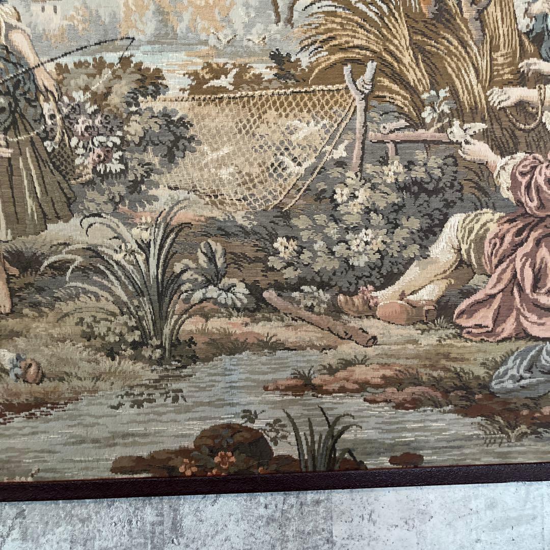 大型 バロックスタイル タペストリー 田園風景