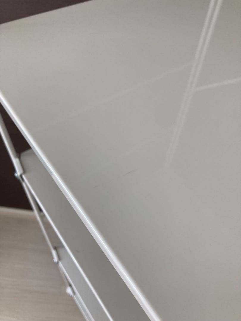 【組み立て完成品】 無印良品 スチールユニットシェルフ 大 ライトグレー