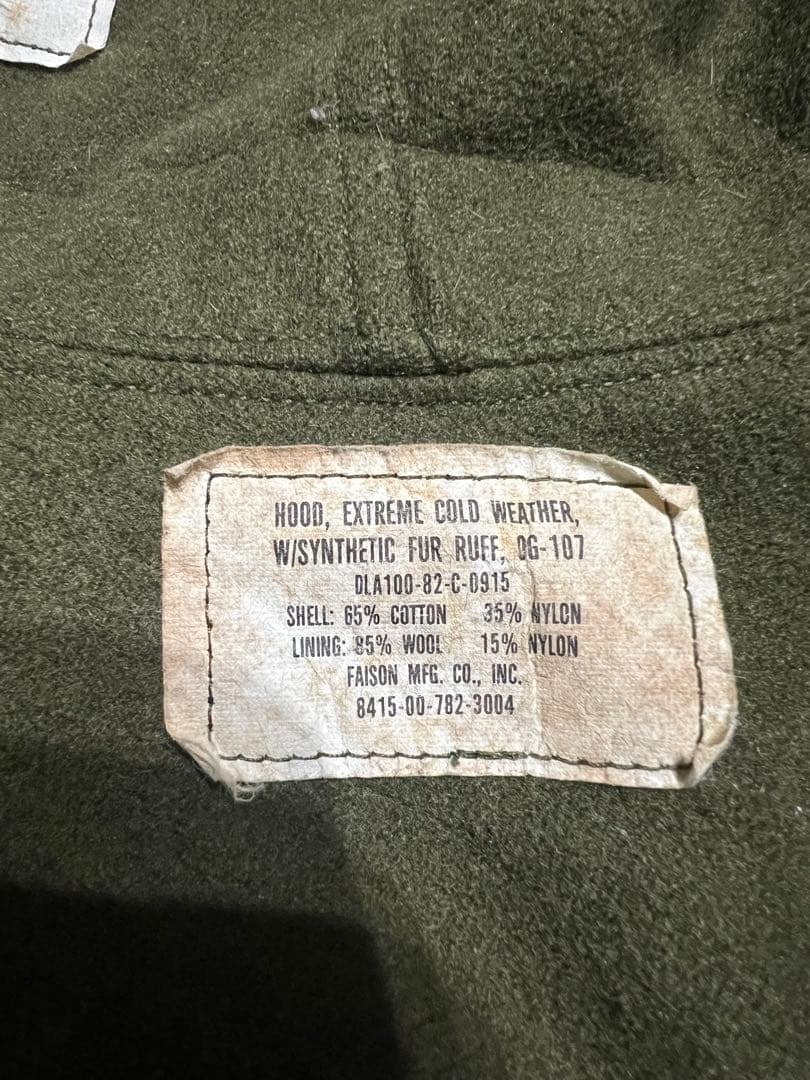 anytee購入70s 初期M-65モッズパーカーフルセットMサイズ コヨーテ