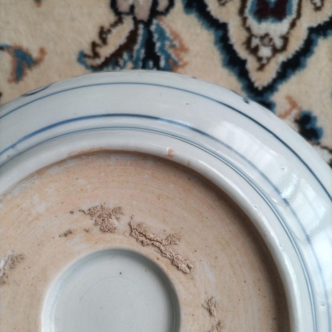 古伊万里 江戸期 竹虎 鉢 骨董 アンティーク