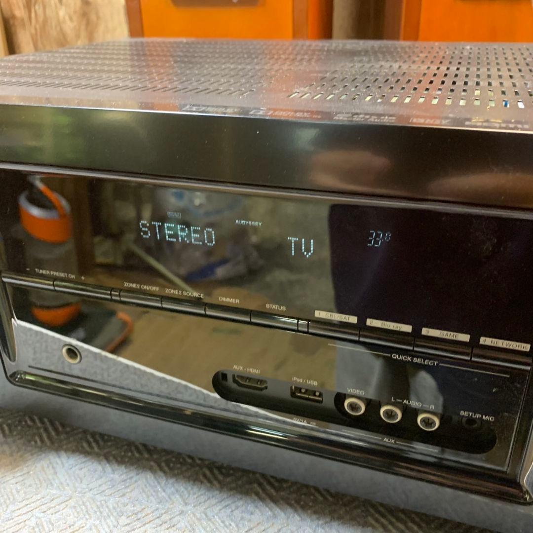 I456 DENON SC-T55SG スピーカー 木目調 AVR-2113-K