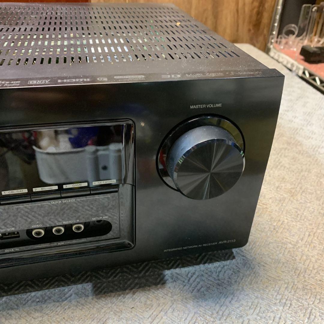 I456 DENON SC-T55SG スピーカー 木目調 AVR-2113-K