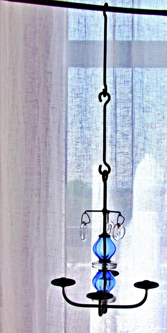 エリックホグラン キャンドルスタンド キャンドルホルダー プレート 吹きガラス