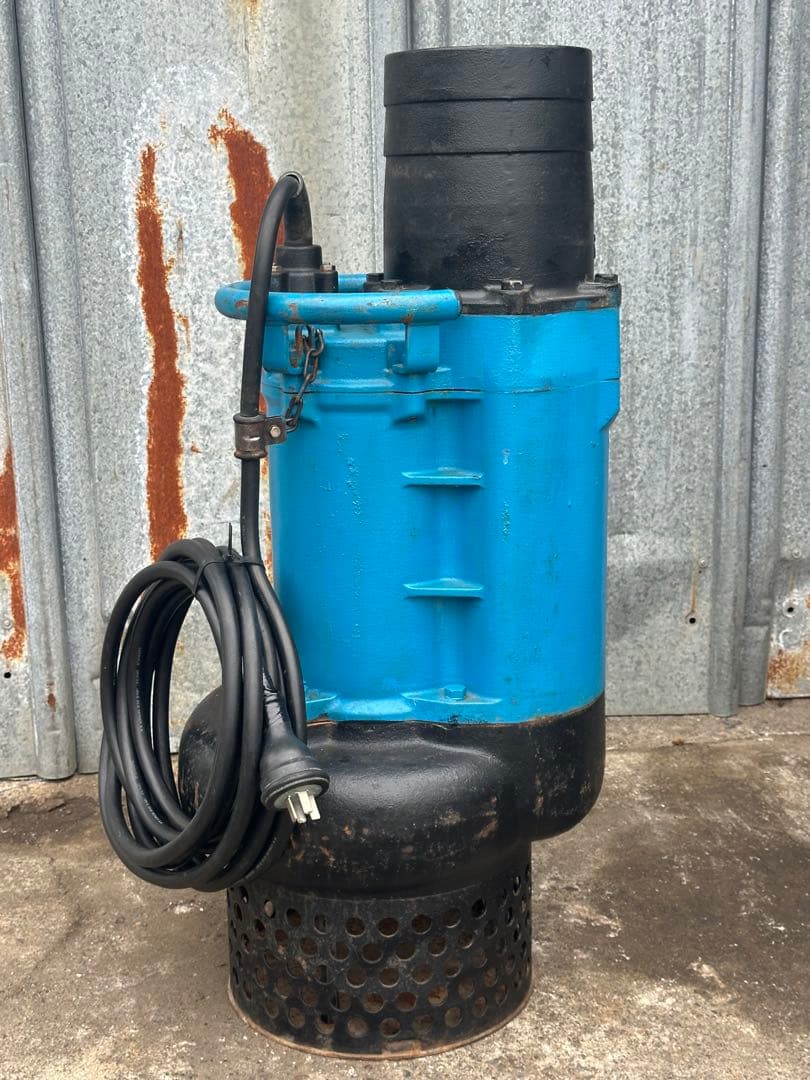 大3.ツルミ排水用水中ポンプKRS-85.5 三相200V 50Hz 5.5kW