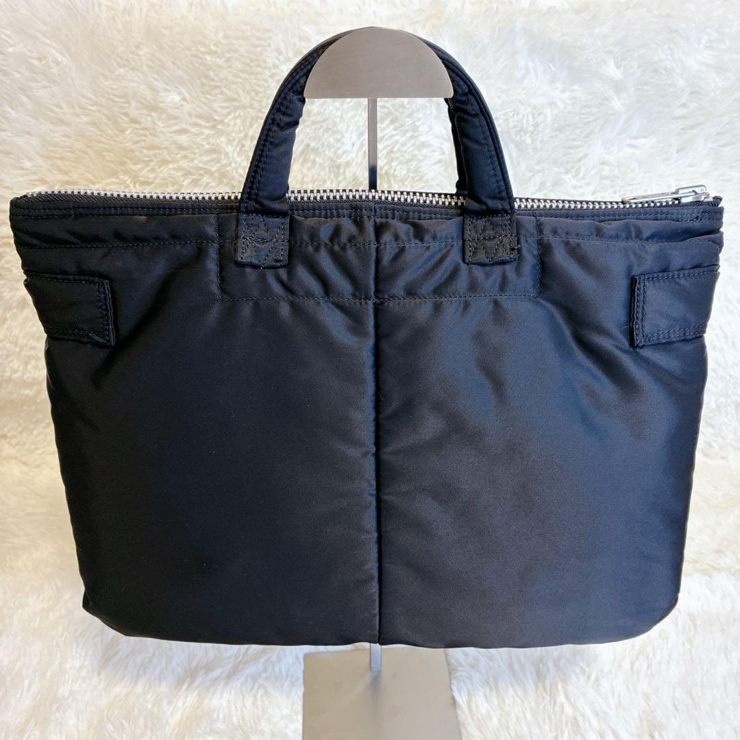 美品 ポーター タンカー ブリーフケース ビジネスバッグ A4 ブラック