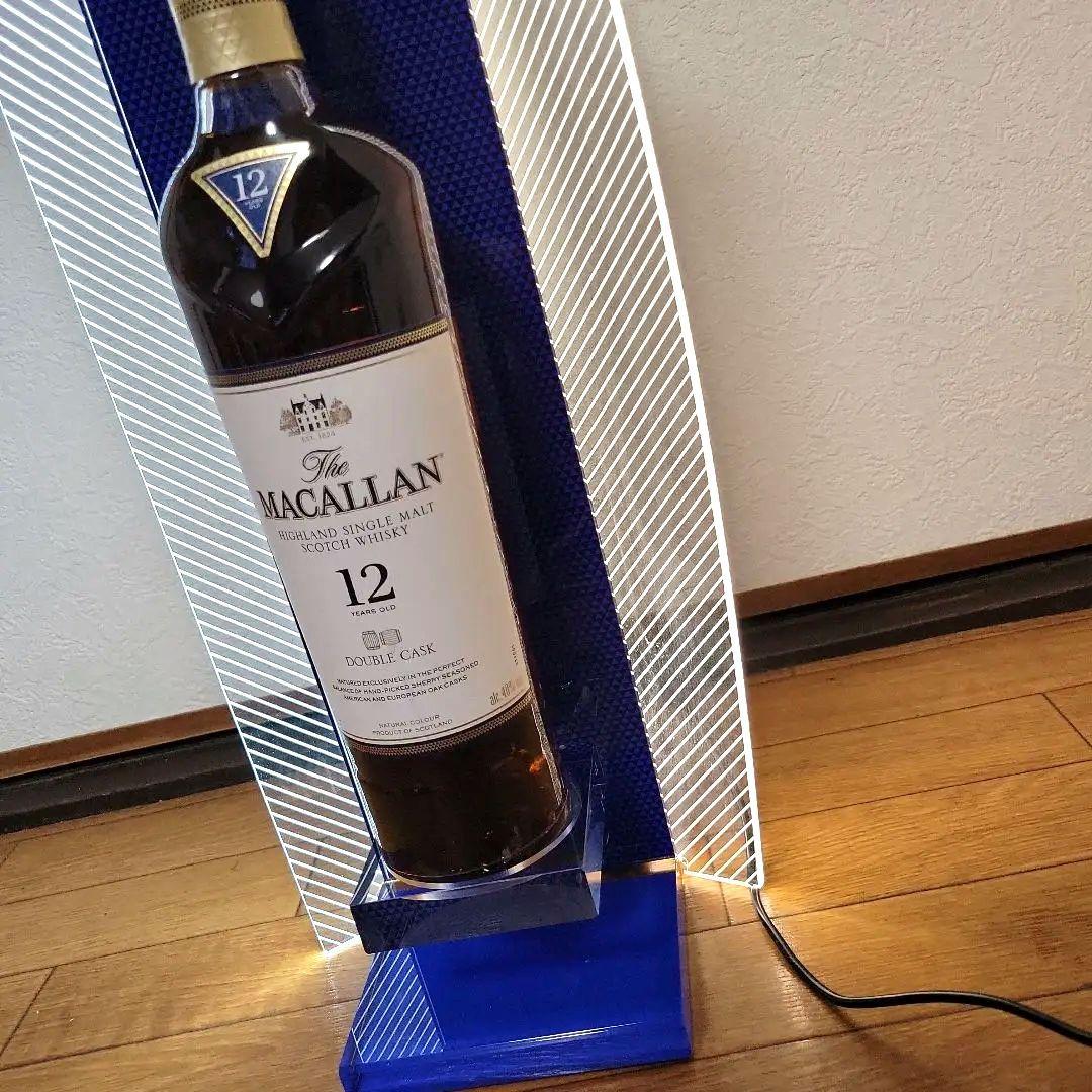 非売品 ザ マッカラン12年 ダブルカスク LED ディスプレイ ボトルスタンド