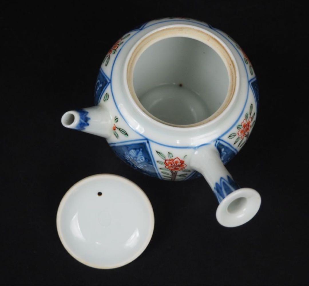 送料無料　大正～昭和前期　京焼 平安清豊造 煎茶器7セット　共箱　煎茶道具