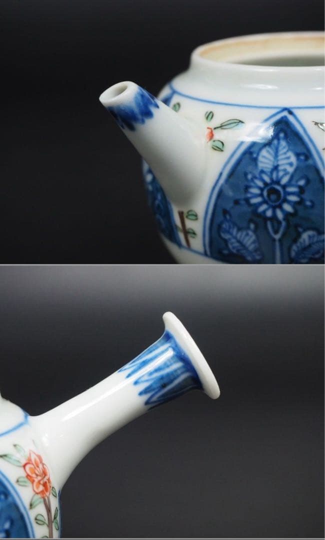 送料無料　大正～昭和前期　京焼 平安清豊造 煎茶器7セット　共箱　煎茶道具