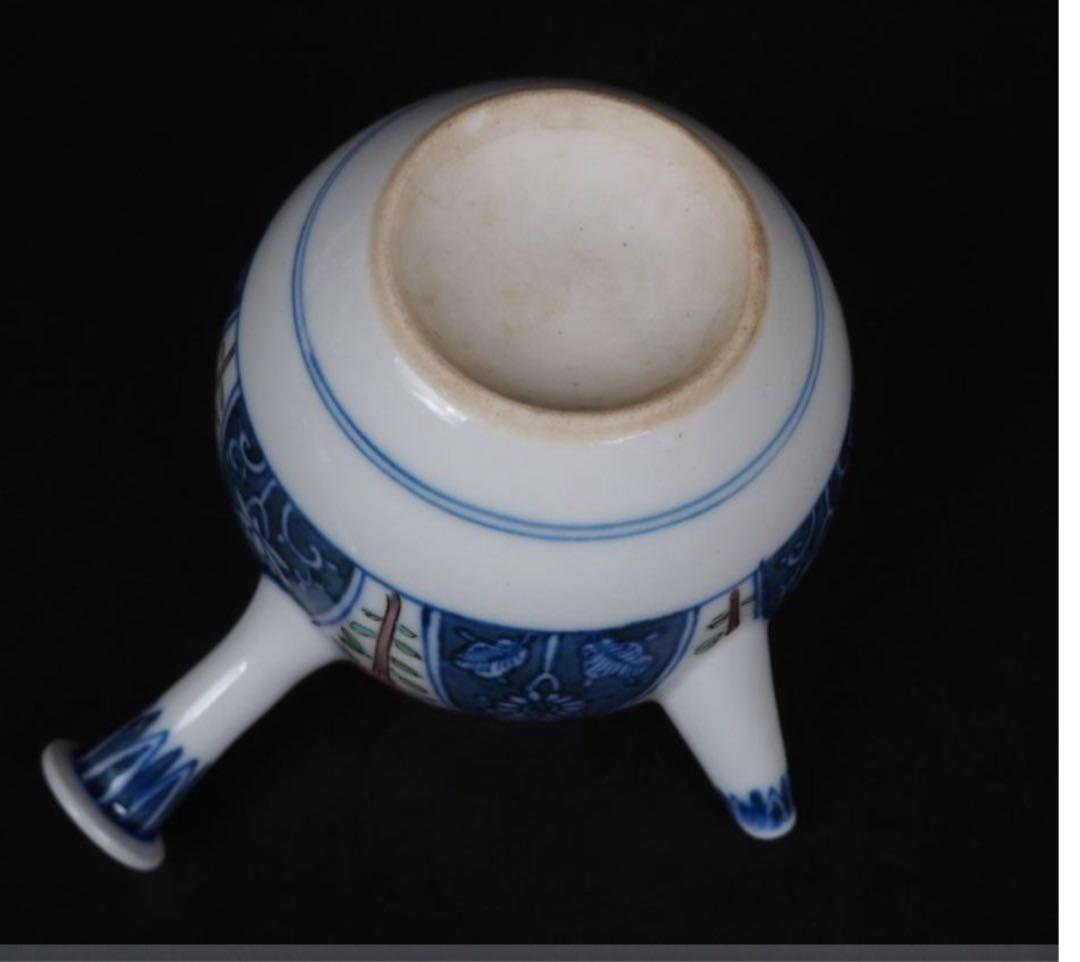 送料無料　大正～昭和前期　京焼 平安清豊造 煎茶器7セット　共箱　煎茶道具