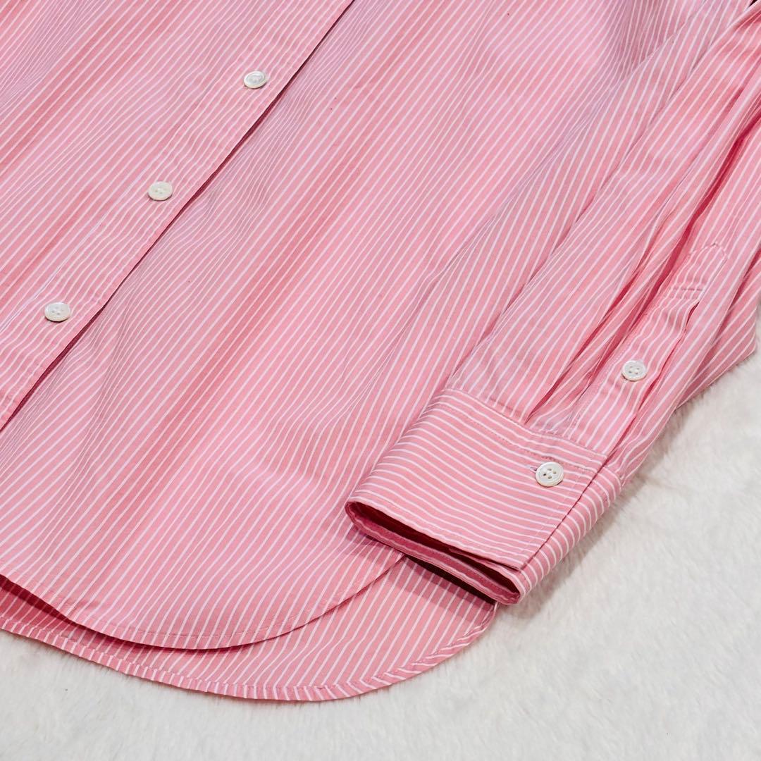 美品　23区 24SS CANCLINI シャツ ピンクストライプ　M