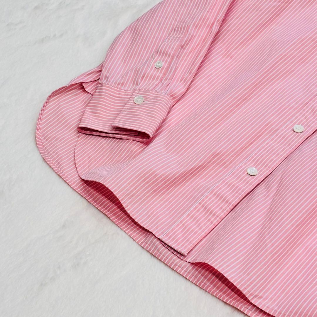 美品　23区 24SS CANCLINI シャツ ピンクストライプ　M