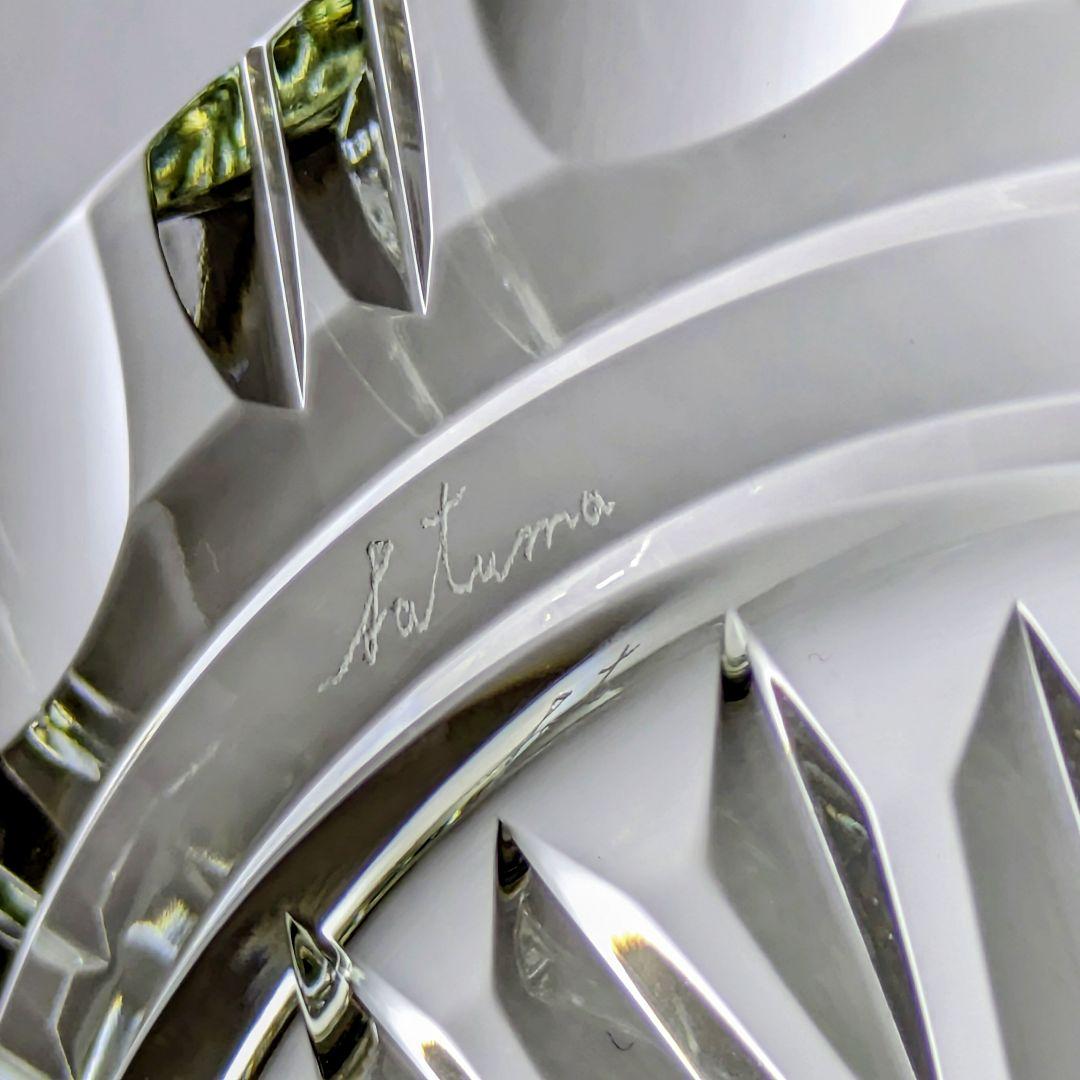 薩摩切子　藍色被せ皿・古式角皿 セット　【 薩摩びーどろ工芸 】