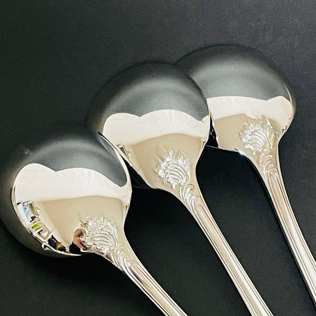 Christofle クリストフルシルバー マルリー スープ スプーン 6本