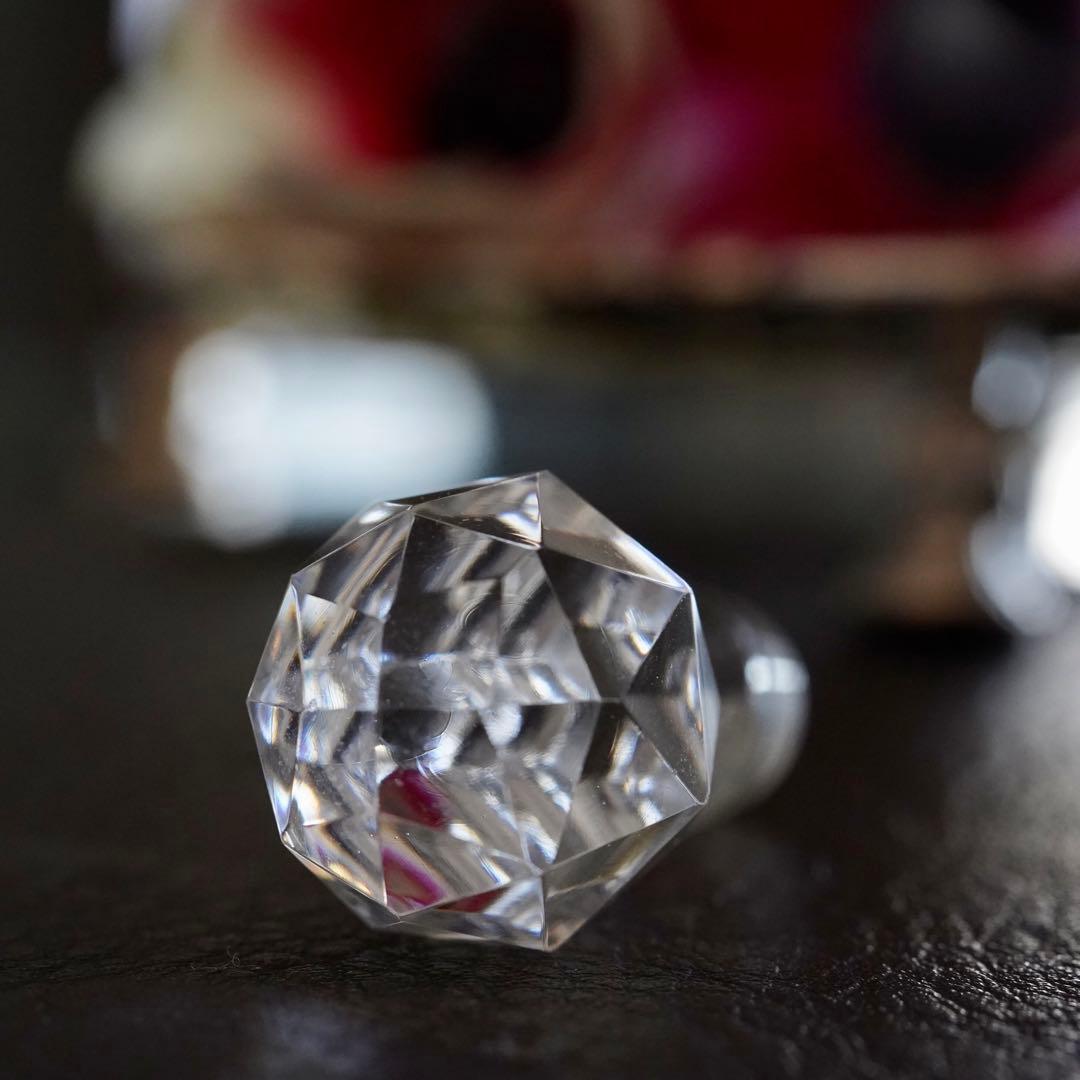 極希少★オールドバカラBACCARAT★24金彩★アシッドエッチング デカンタS