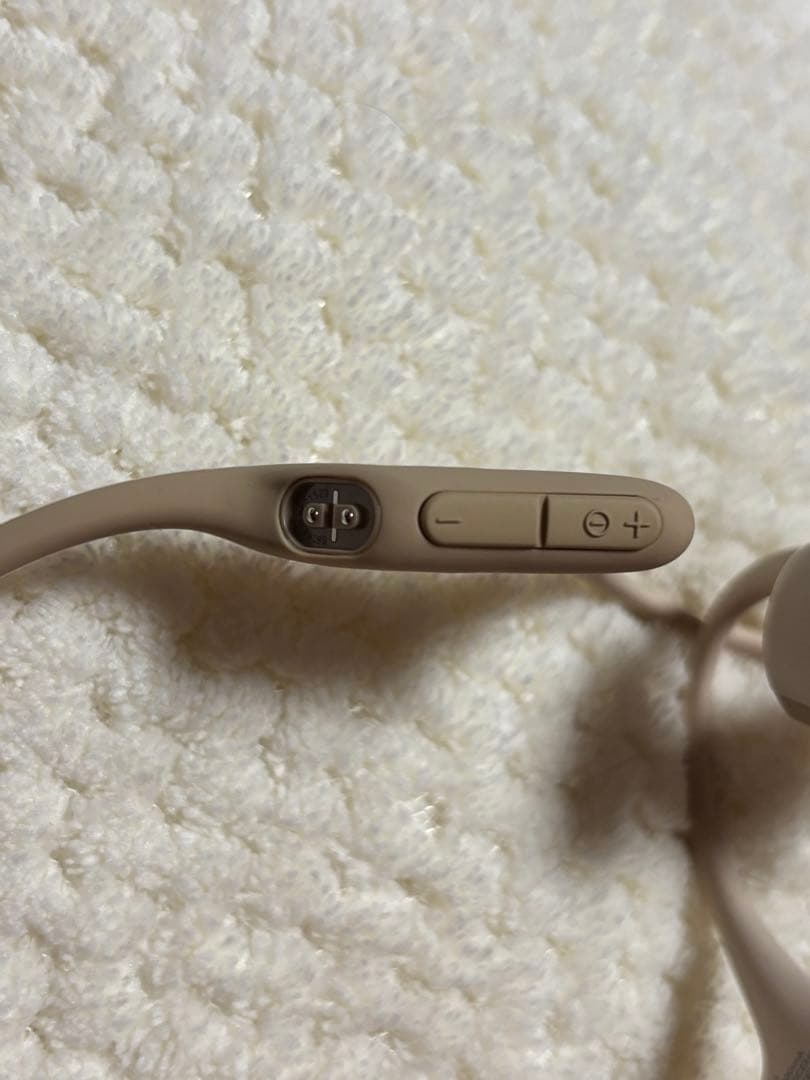 【美品】SHOKZ OpenRun Pro 骨伝導イヤホン ベージュ 動作確認済