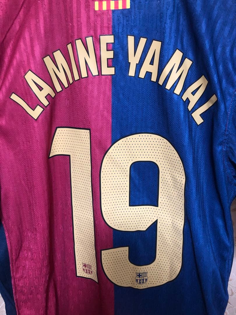 バルセロナFC24/25 ヤマル ラリーガ 3冠仕様 オーセンティック