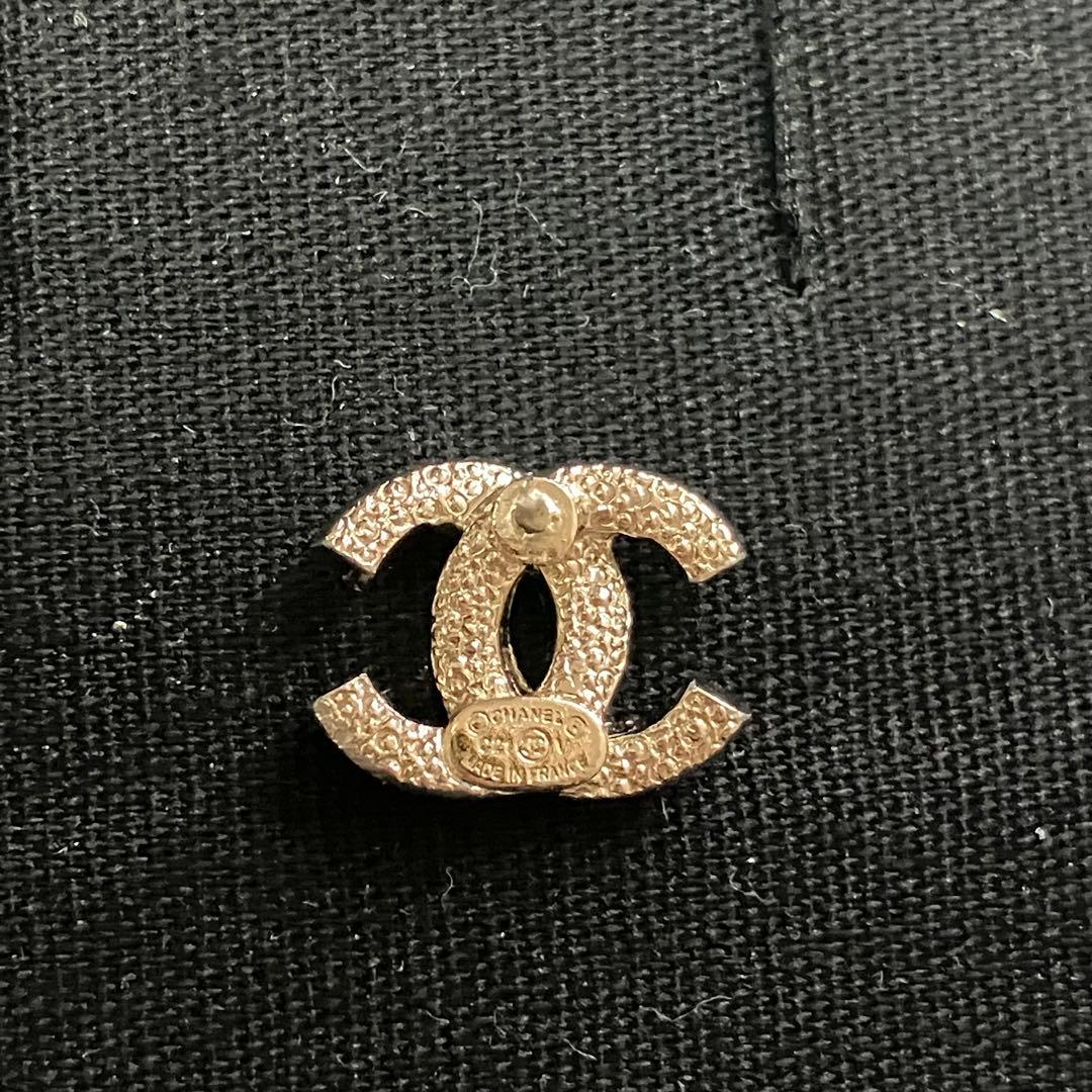 正規品　シャネル　ピアス　片耳　ココマーク ラインストーン　CHANEL