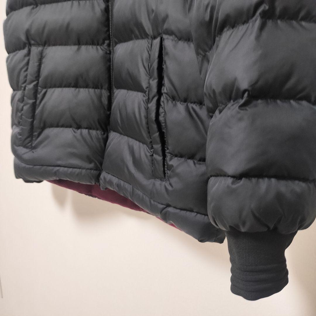 adidas アディダス スーパースター リバーシブル ダウンジャケット 黒紫