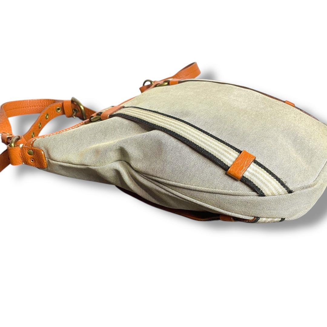 BURBERRY バーバリー　キャンバス　ショルダーバッグ　ホースロゴ