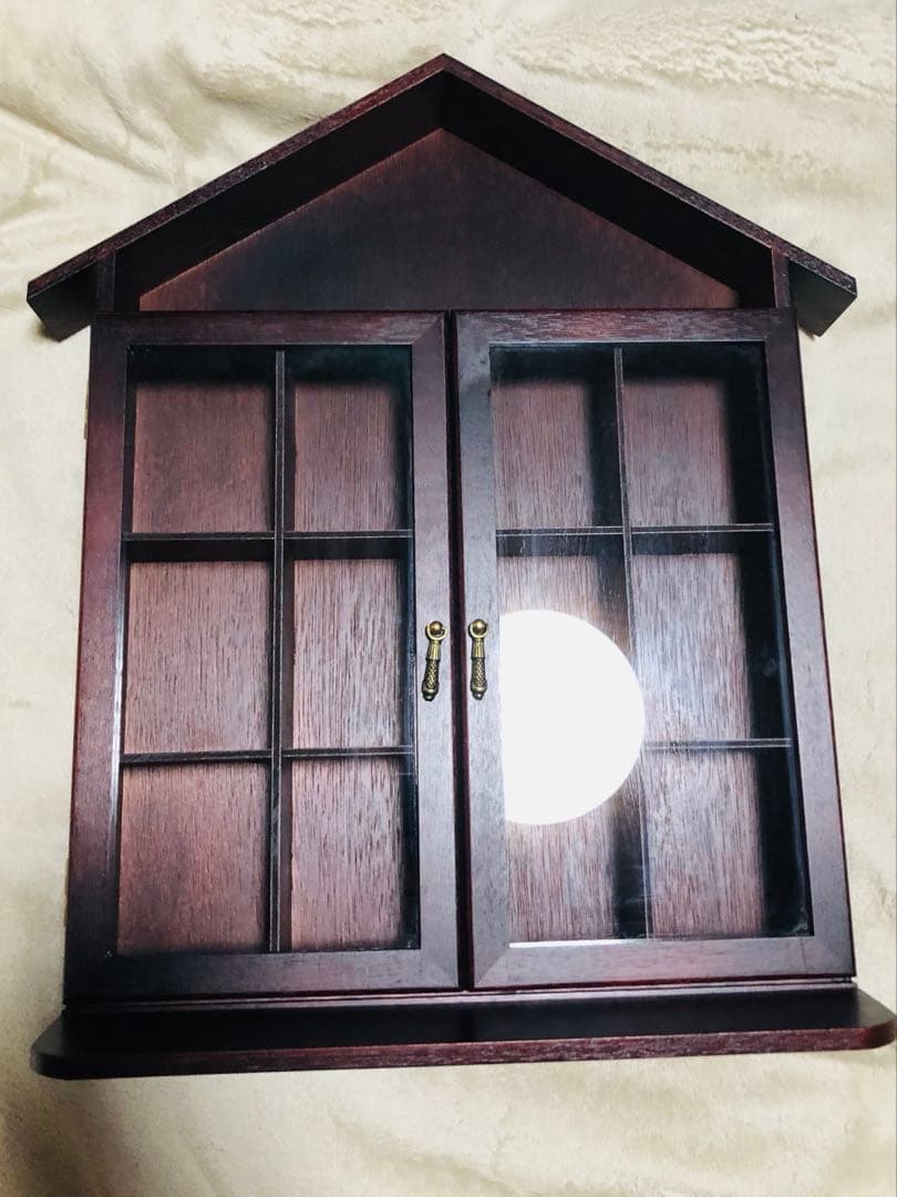 木製　インテリア　コレクションケース　飾り棚