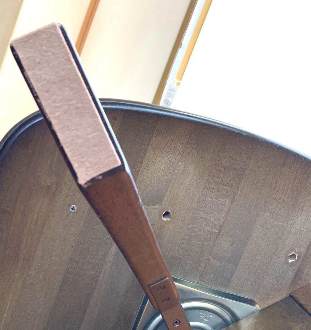 HIRATA 木製座椅子 ロータイプ1人掛け回転椅子