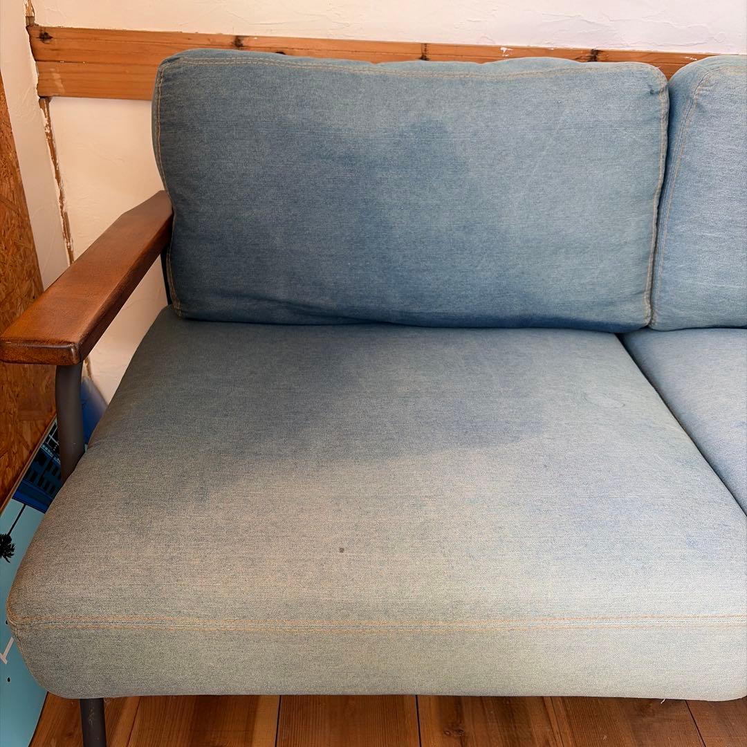 2.5人掛けソファ デニム