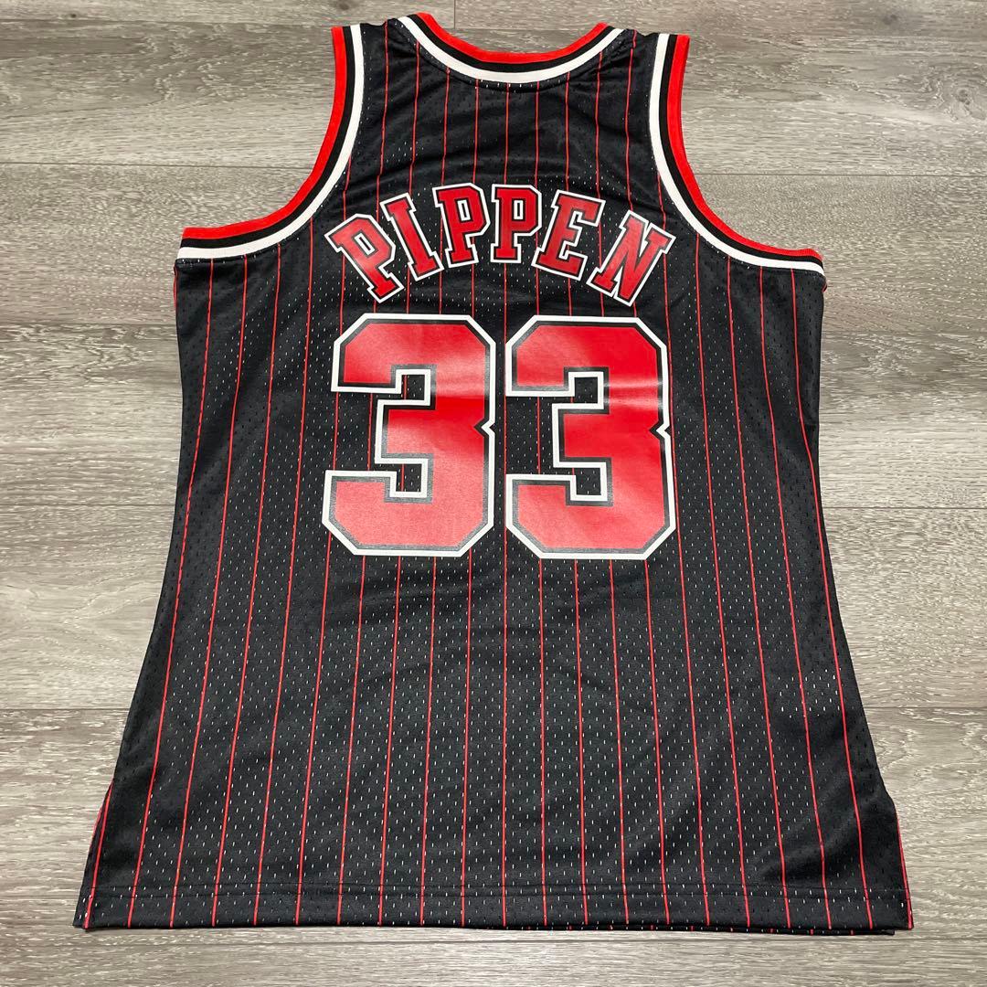 新品 Mitchell&Ness BULLS 33 PIPPEN Jersey