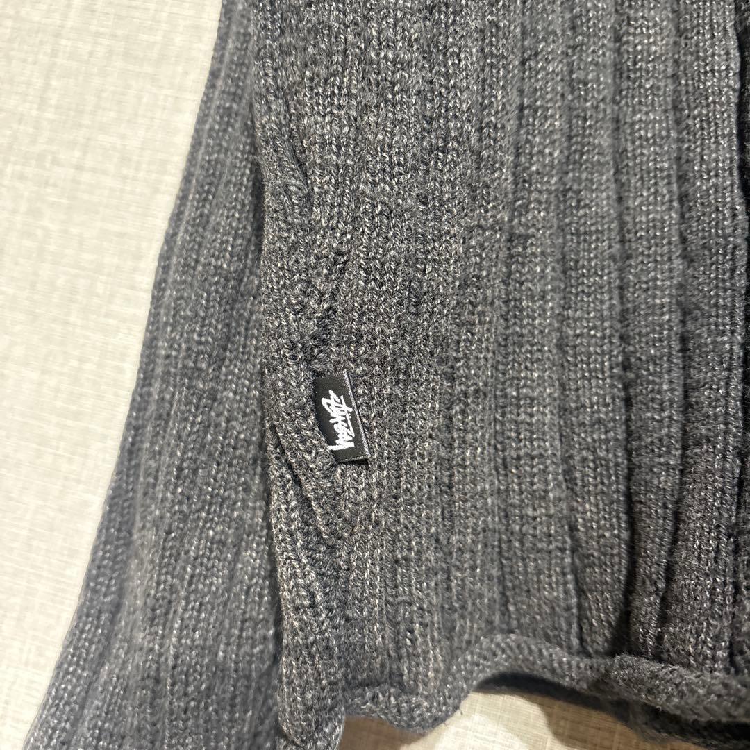 【STUSSY】COTTON SLUB RIB CREW