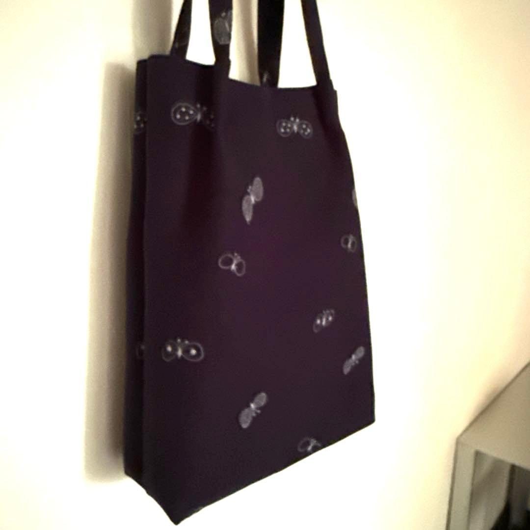 ハンドメイド　ミナペルホネン　choucho dop生地　バッグ