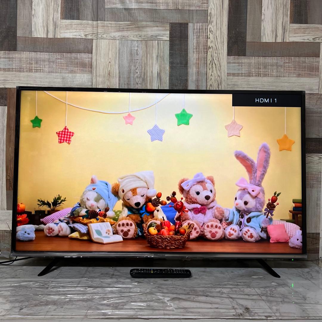 全国送料込❣️Hisense49型地デジ・BS CS液晶TV外付HDD裏録画対応
