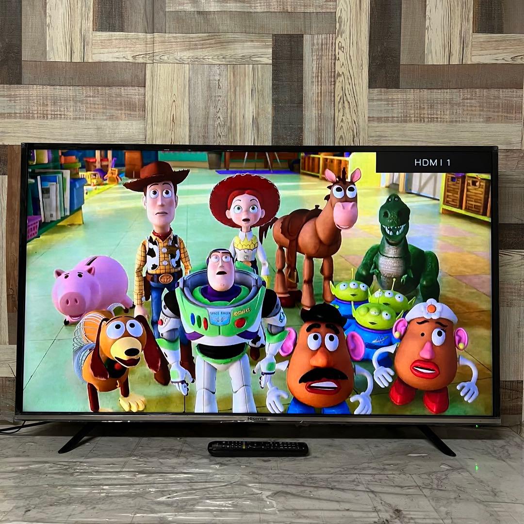 全国送料込❣️Hisense49型地デジ・BS CS液晶TV外付HDD裏録画対応