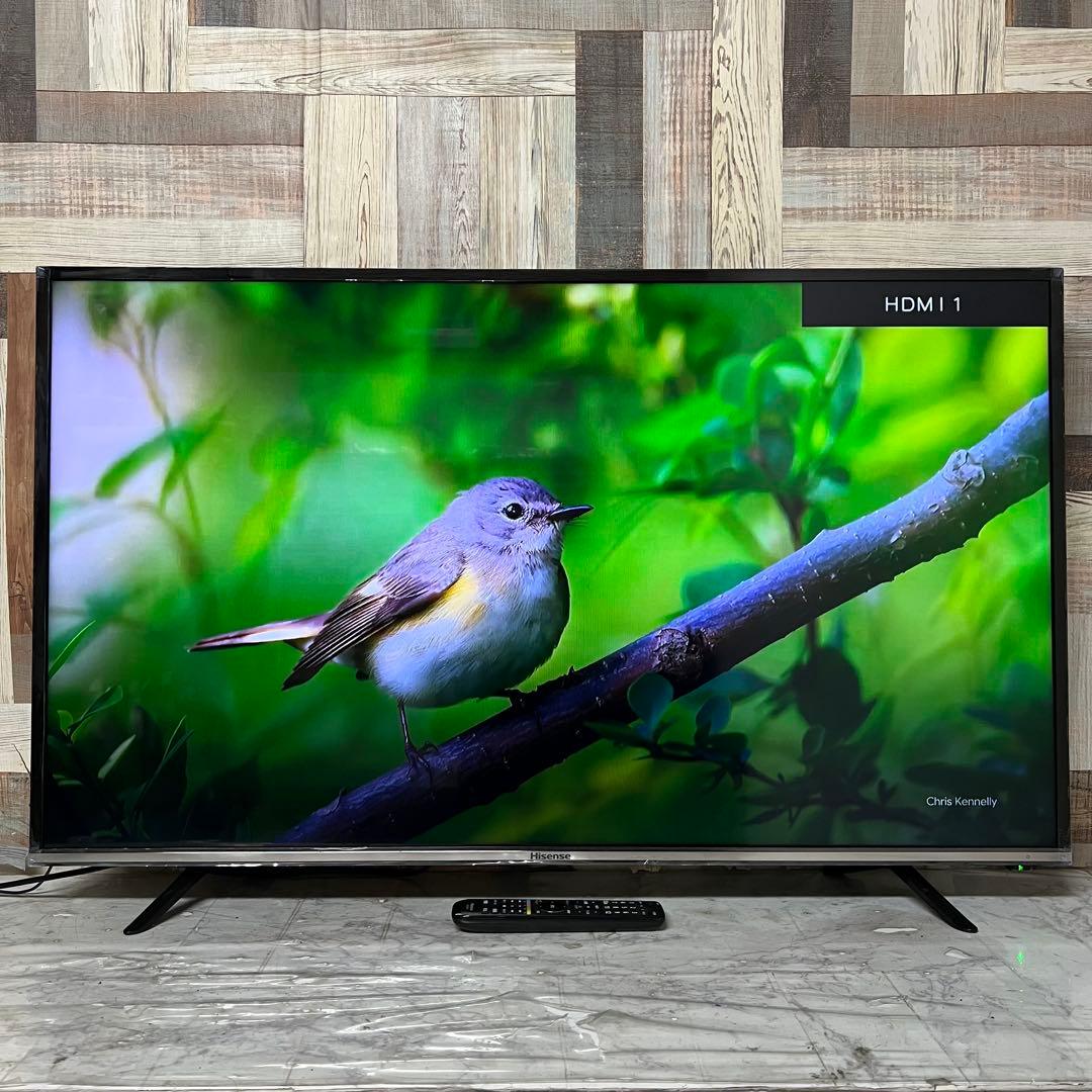全国送料込❣️Hisense49型地デジ・BS CS液晶TV外付HDD裏録画対応