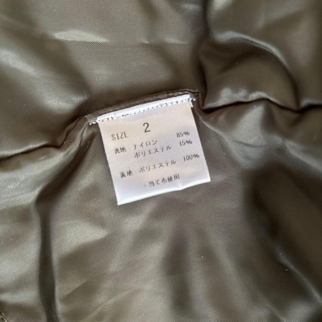 KEY MEMORY オリーブグリーン モッズコート フード付き