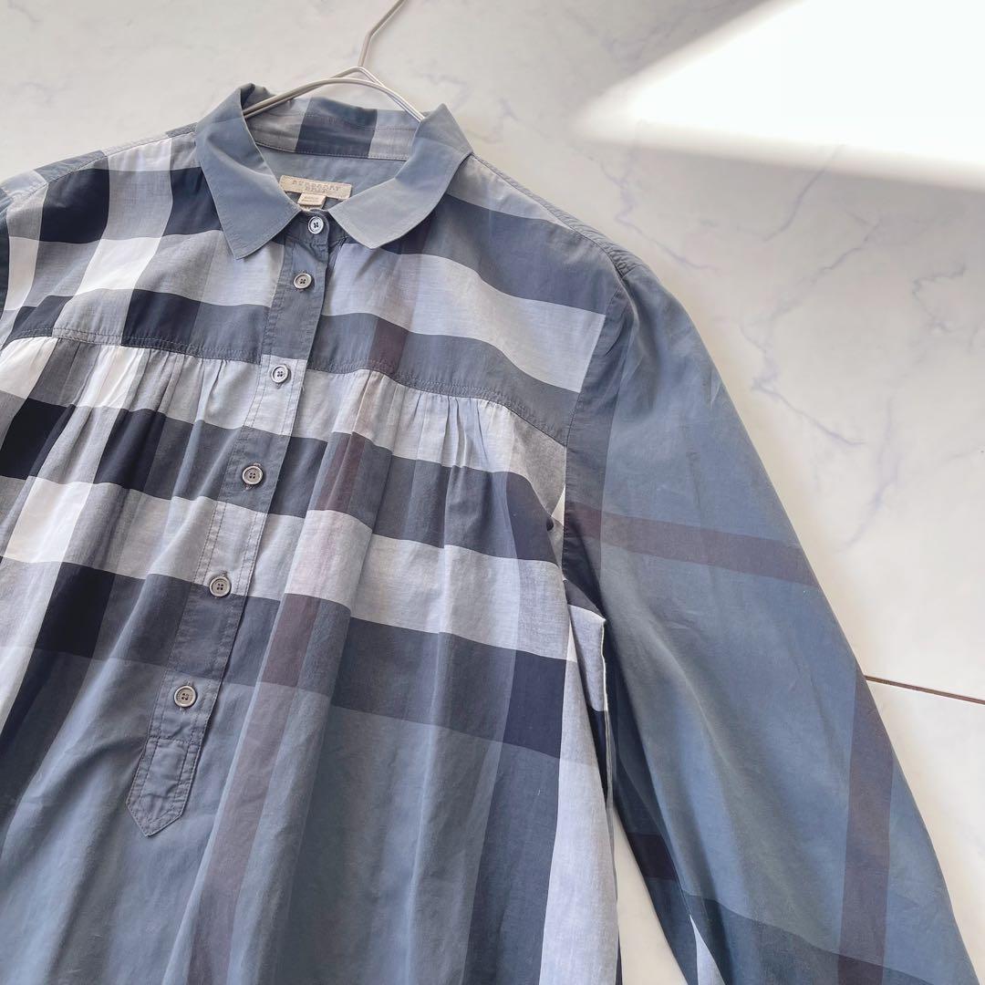 【XLサイズ】BURBERRY BRIT ノバチェック プルオーバー ブラウス