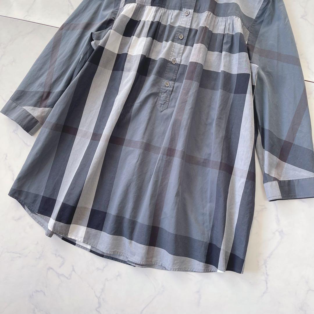 【XLサイズ】BURBERRY BRIT ノバチェック プルオーバー ブラウス