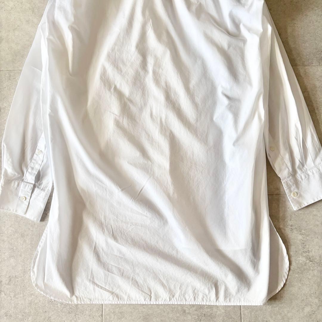 極美品✨️ロエベ ロングアシメトリーシャツ M ホワイト ジョナサンアンダーソン