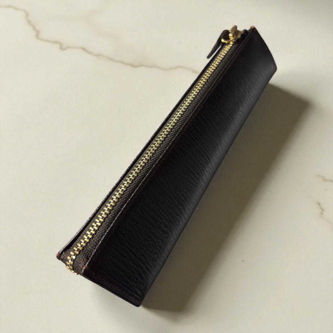 Filofax チェスター 名刺入れ＆ペンケース 本革ブラウン セット 未使用品